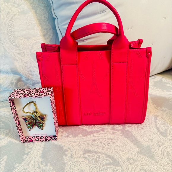 Betsey Johnson Pink Tote Bag - Picture 3 of 8